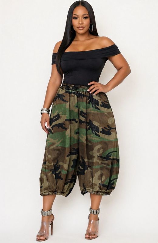 Gone Rogue Camo Baggy Trousers