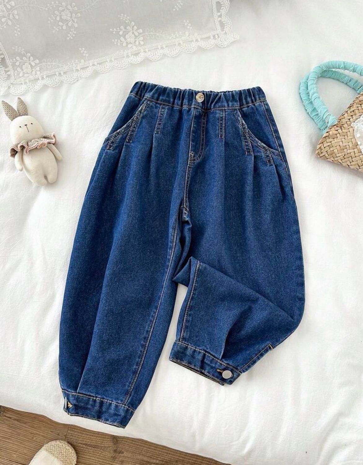 Young Girls Barrel Jeans