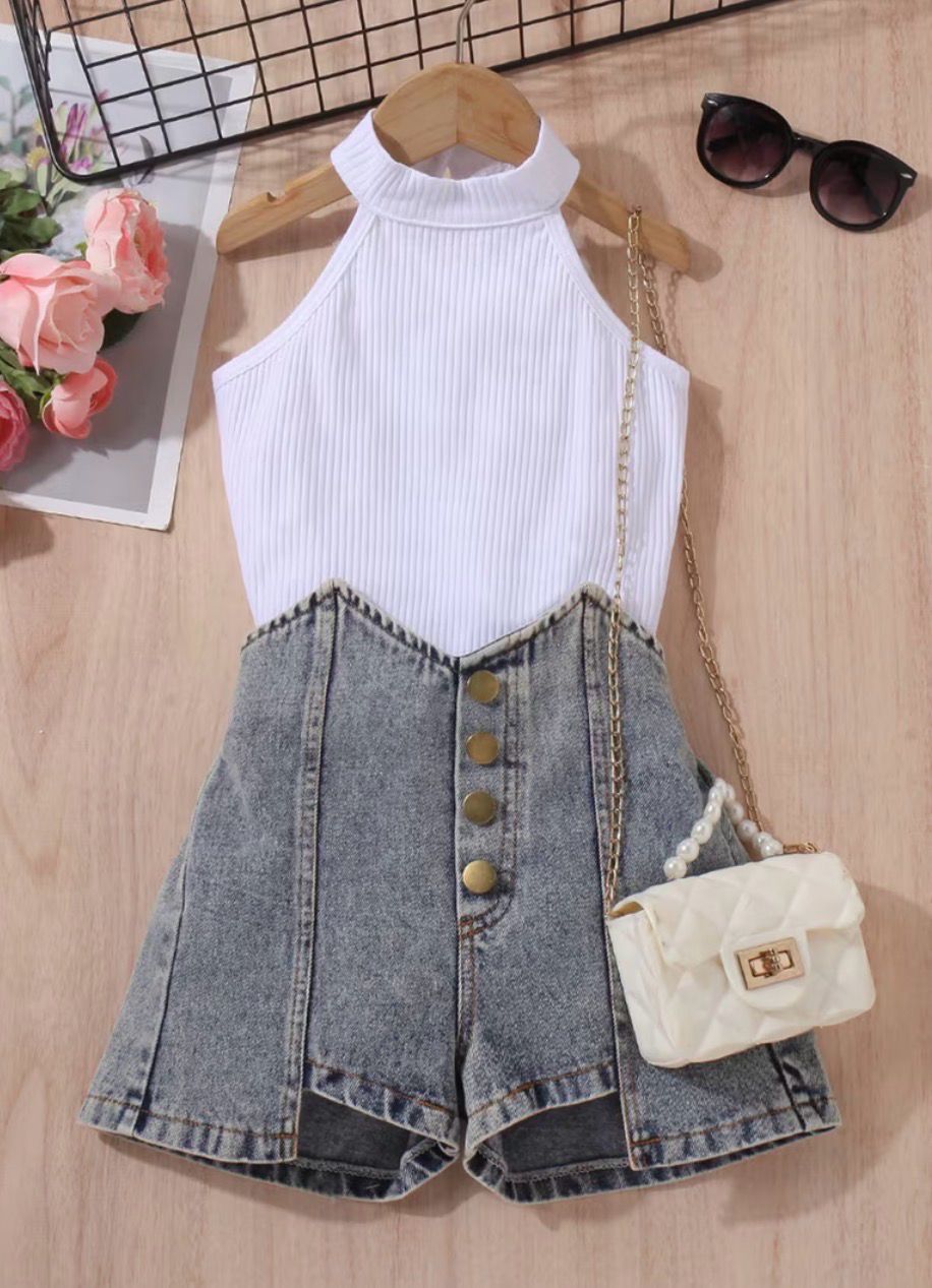Tank Top and high shorts Set