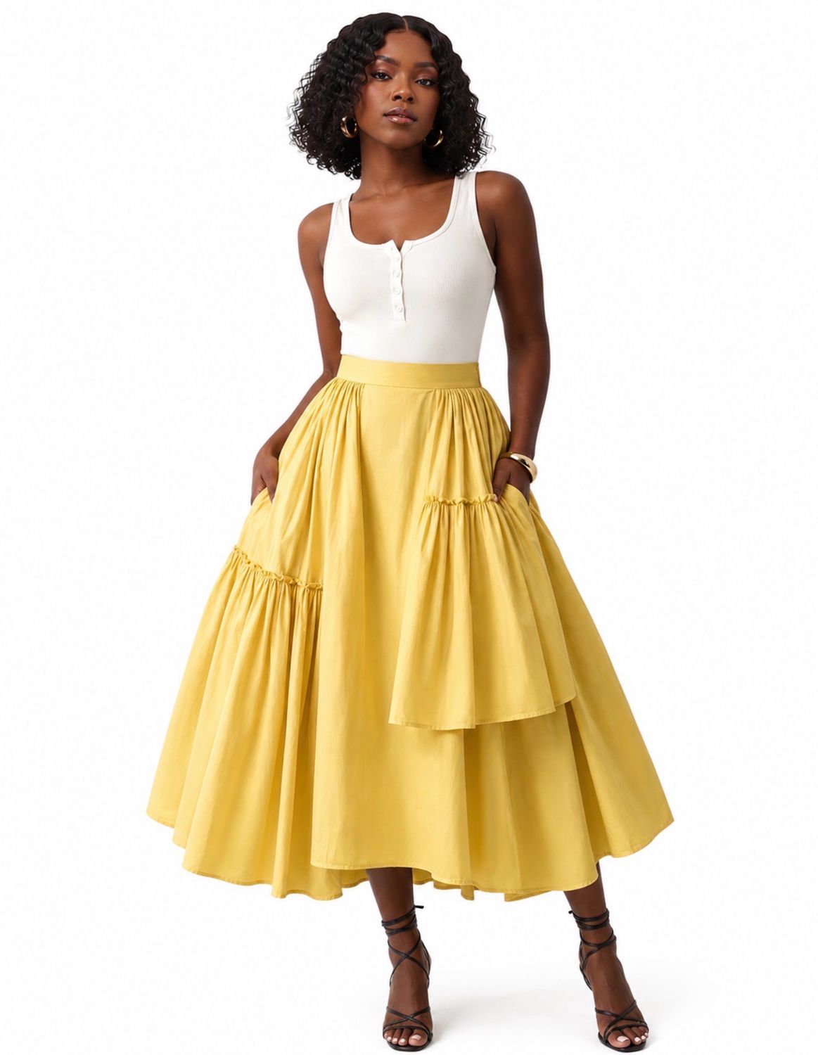 Stolen Moments Asymmetric Skirt
