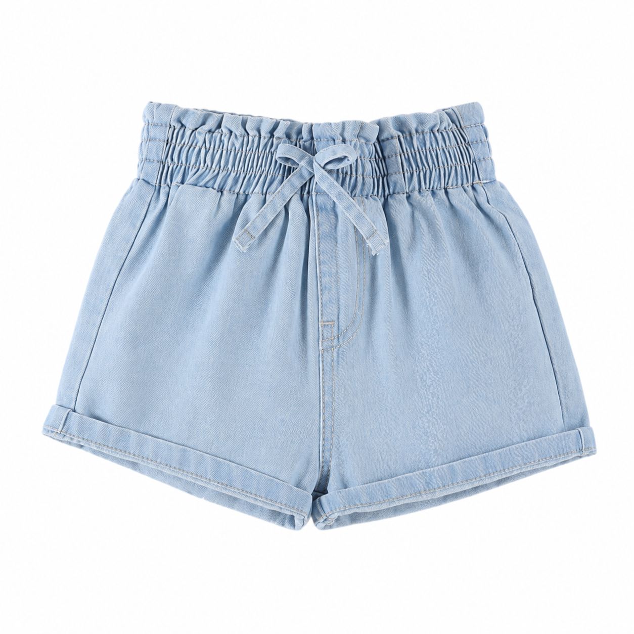Girls Denim Shorts - Light Wash