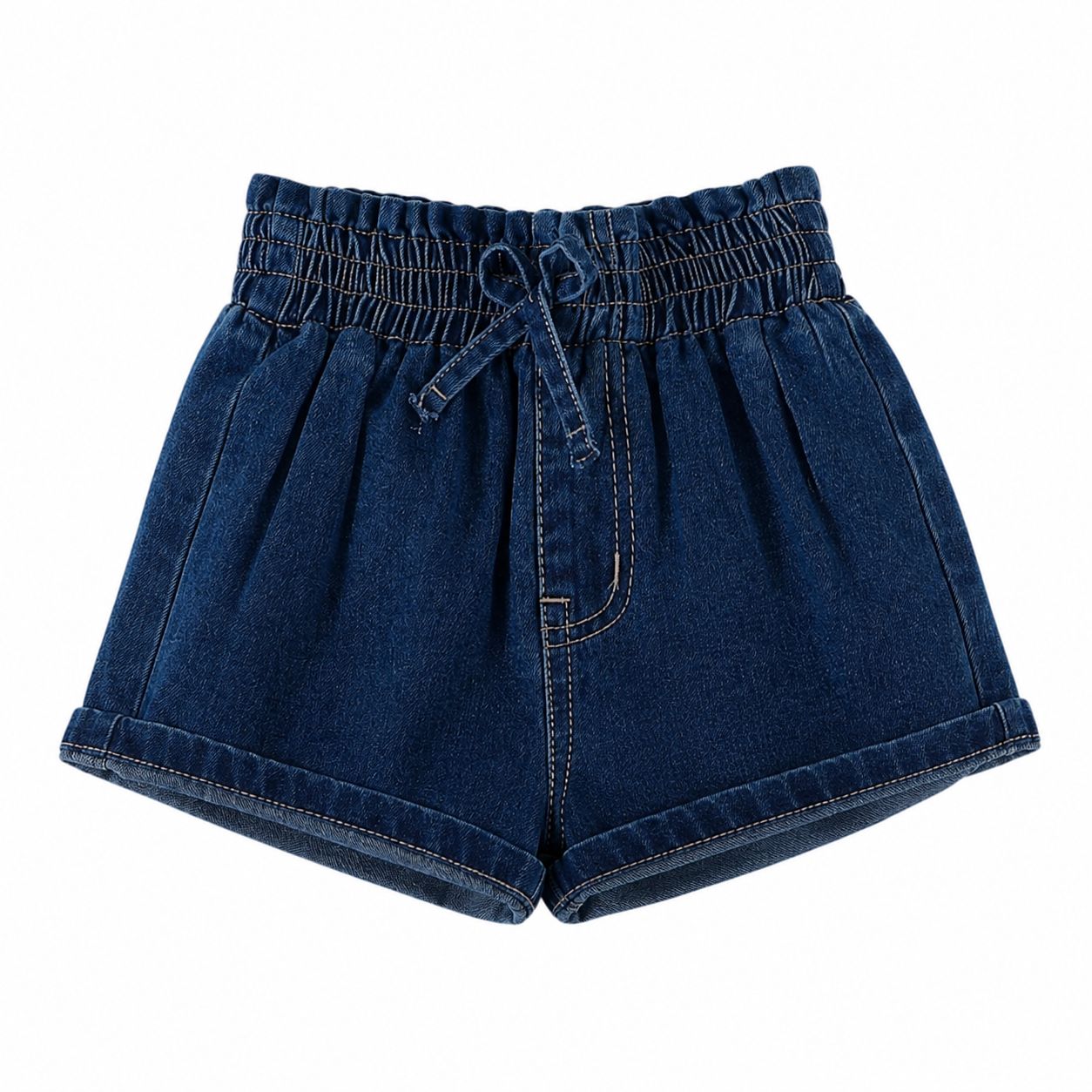 Girls Denim Shorts - Dark Wash