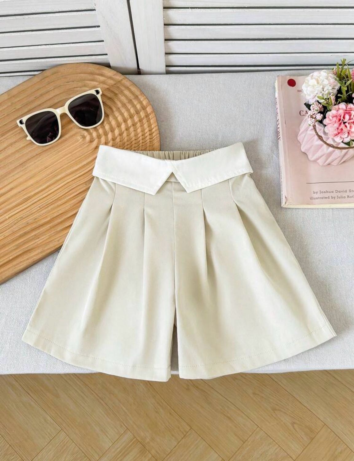 Girls Pleated Shorts