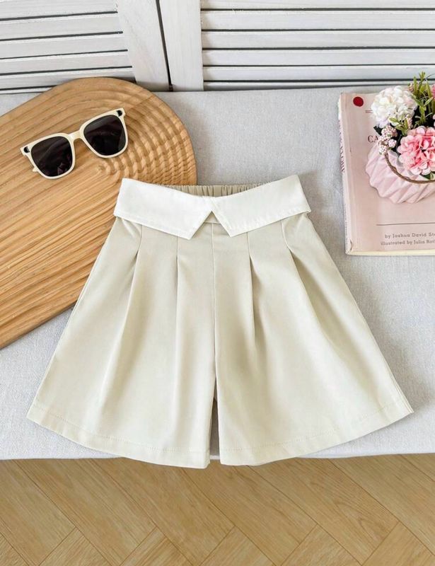 Girls Pleated Shorts