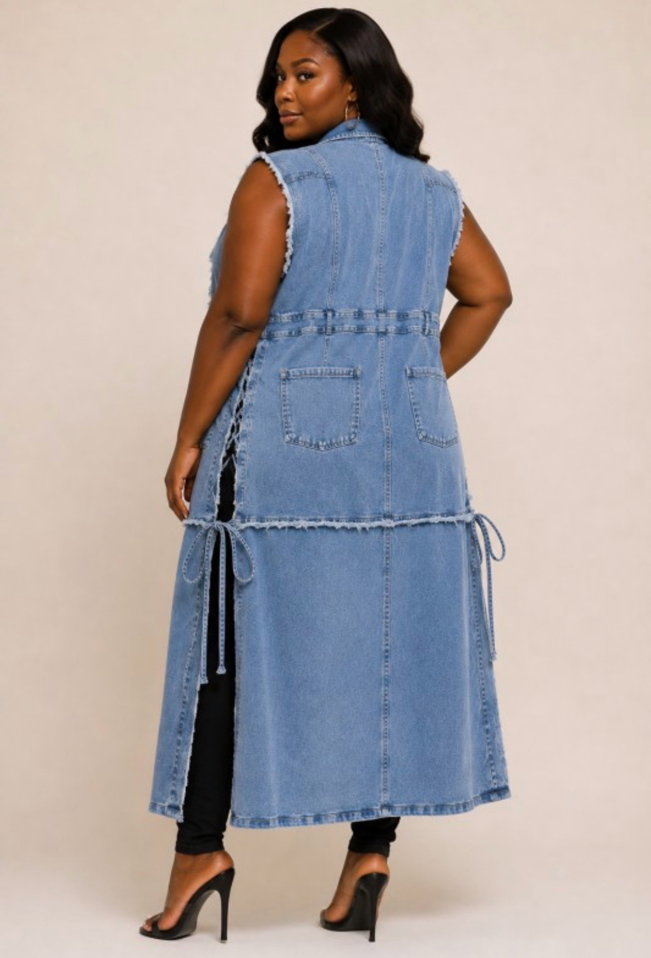 Legendary Long Denim Vest