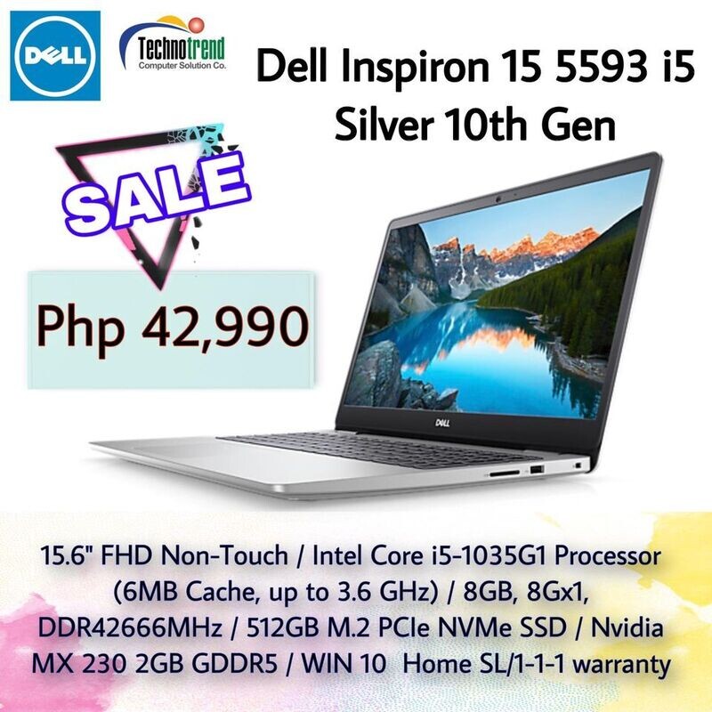 Dell Inspiron 5593 -Silver