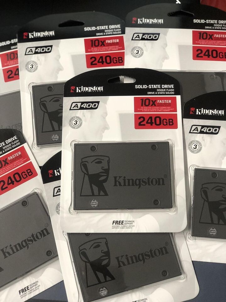 Kingston 240GB A400 SATA 3 2.5" SSD for Desktop with Bracket