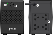 Eaton UPS 850VA/480W 5V