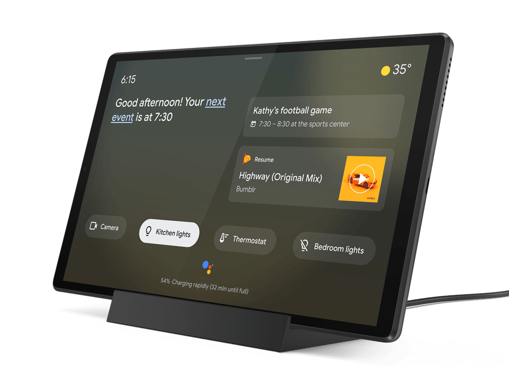 Lenovo Smart Tab M10 FHD Plus with the Google Assistant