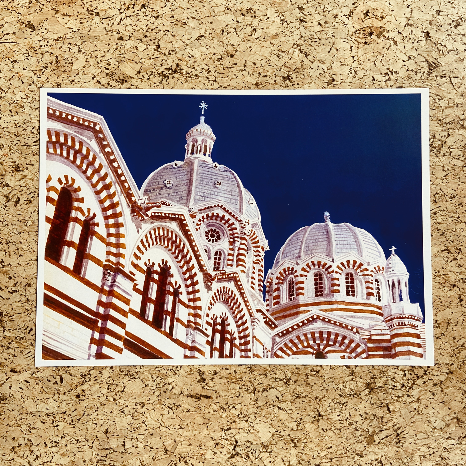 Cathédrale la Major - Marseille - Print A4