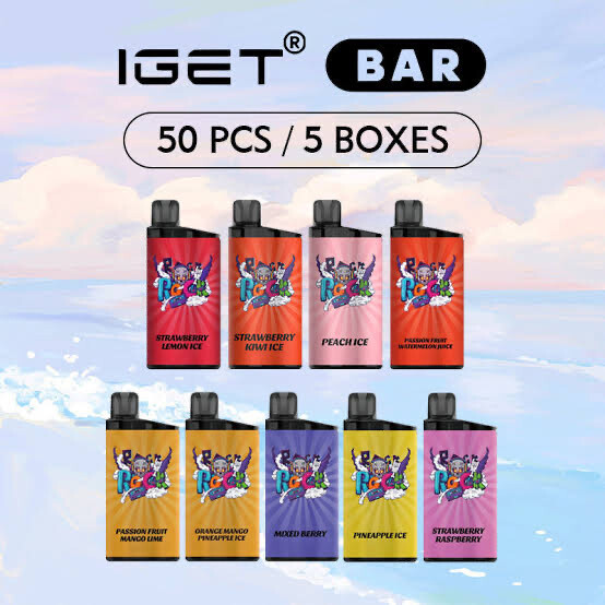 50PCS OF IGET BAR 3500puffs