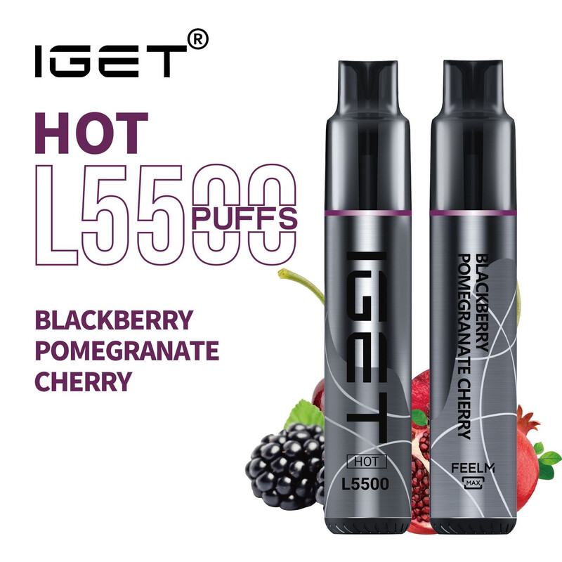 GET HOT BLACKBERRY POMEGRANATE CHERRY 5500PUFFS