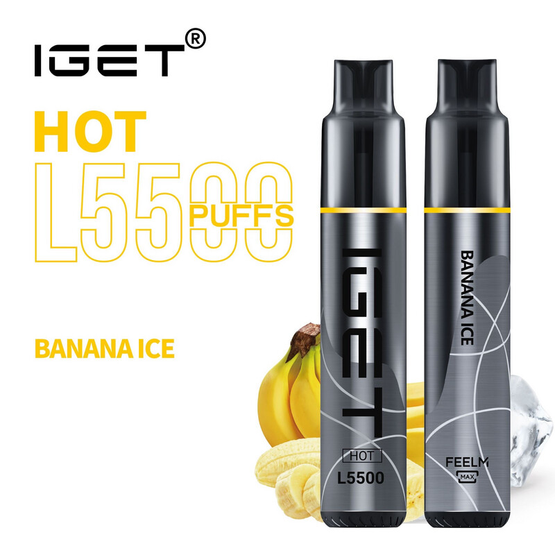 GET HOT BANANA ICE 5500PUFFS