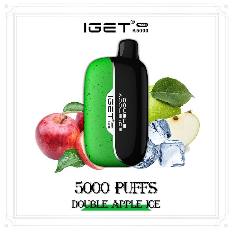 IGET MOON DOUPLE APPLE ICE 5000 PUFFS