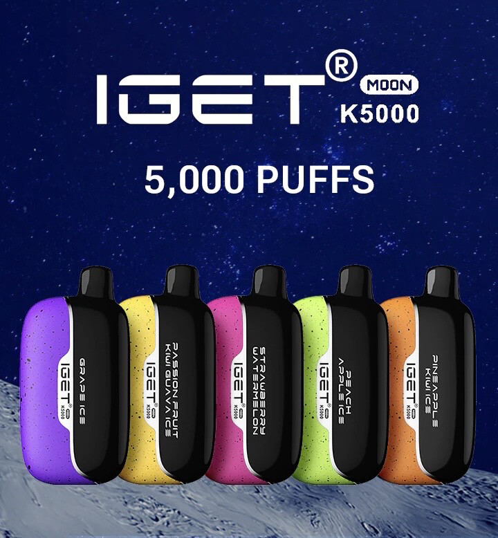 10 PCS OF IGET MOON 5000 PUFFS