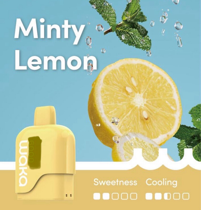 WAKA MINTY LEMON POD ONLY 3000 PUFFS