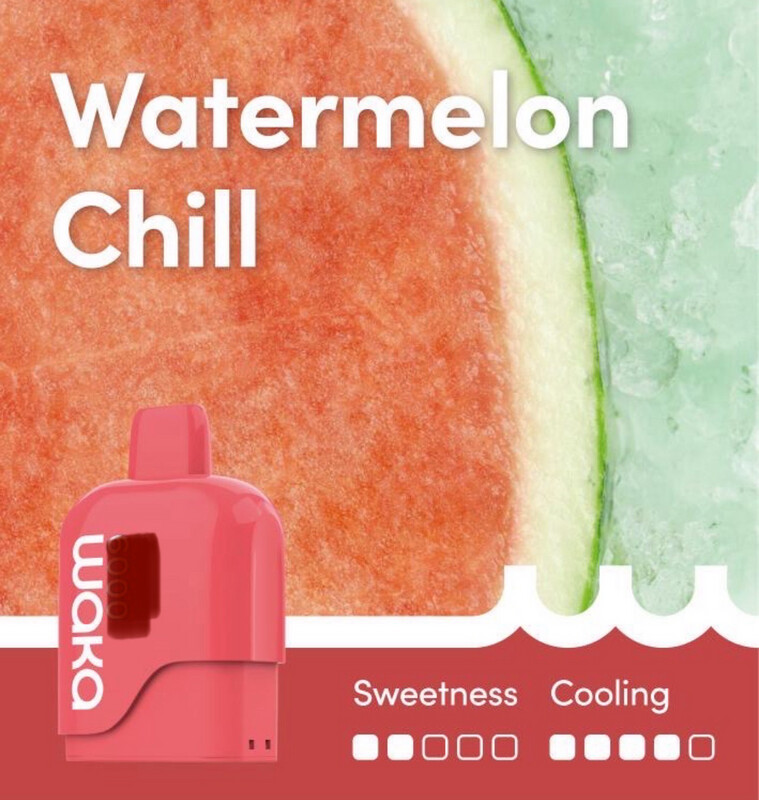 WAKA WATERMELON CHILL POD ONLY 3000 PUFFS