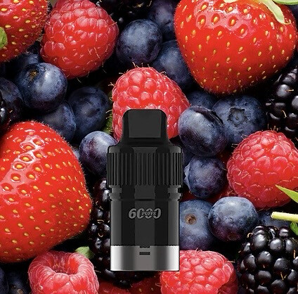 BLACK FOREST PODS ONLY 6000 PUFFS