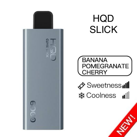HQD CUVIE SLICK BANANA POMEGRANATE CHERRY 6000 PUFFS