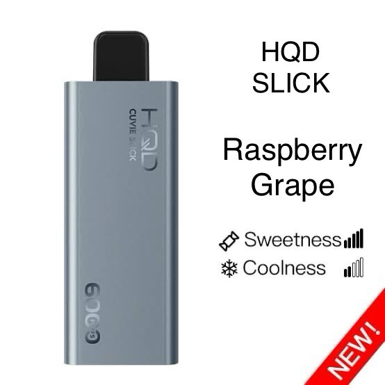 HQD CUVIE SLICK RASPBERRY GRAPE 6000 PUFFS