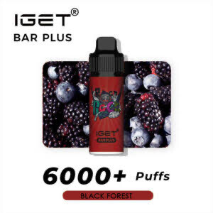 IGET BAR PLUS BLACK FOREST 6000 PUFFS
