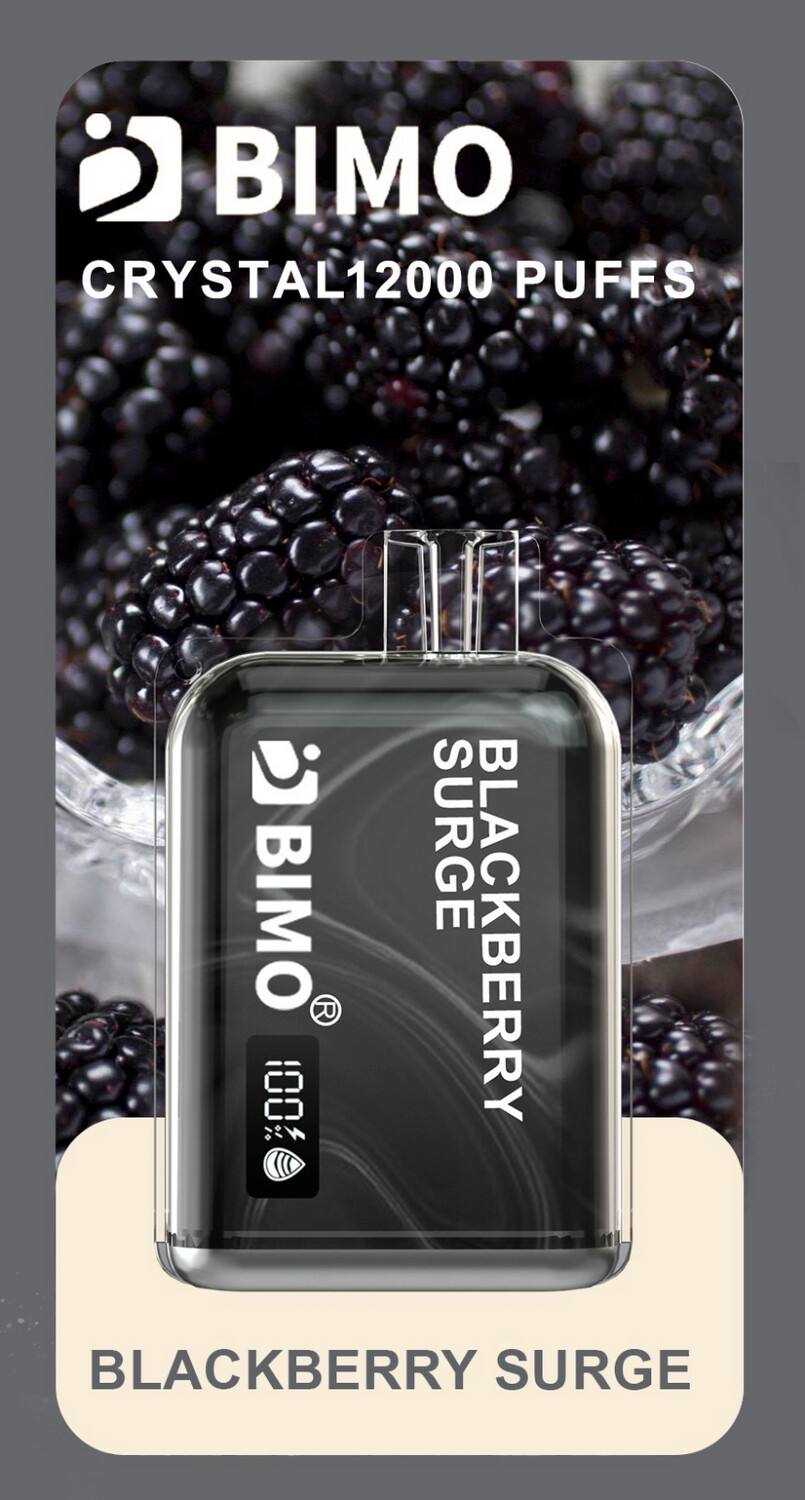 BIMO CRYSTAL BLACKBERRY SURGE 12000 PUFFS