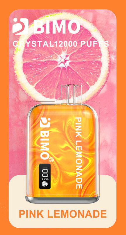 BIMO CRYSTAL PINK LEMONADE 12000 PUFFS