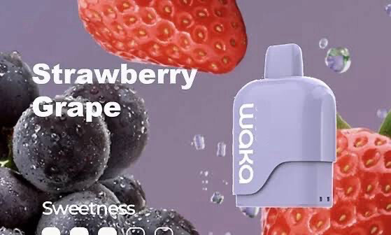 WAKA Strawberry Grape POD ONLY 3000 PUFFS