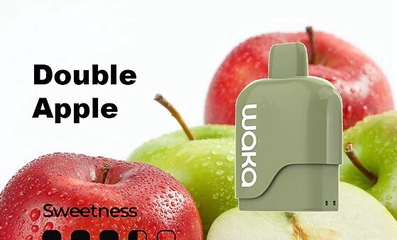 WAKA DOUBLE APPLE POD ONLY 3000 PUFFS
