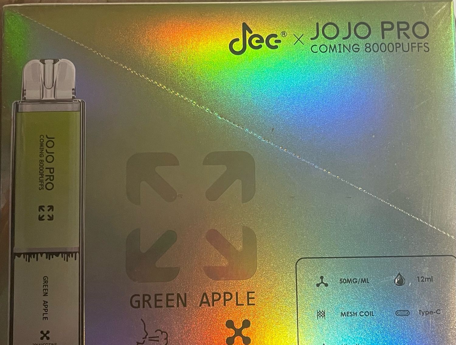 JEC JOJO PRO MINERAL WATER 8000 PUFFS
