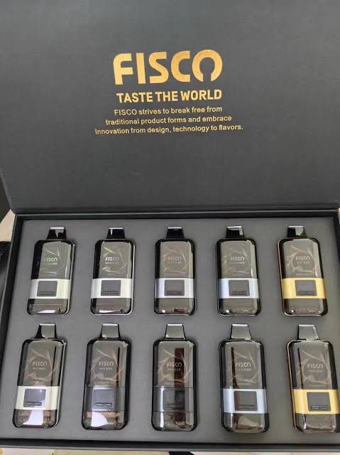 10PCS OF FISCO MIX BAR 12000 PUFFS