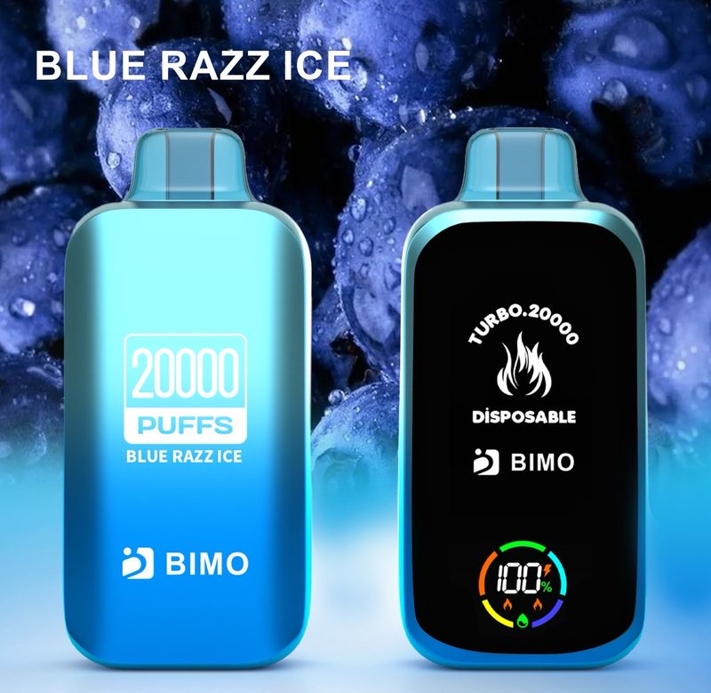 BIMO TURBO BLUE RAZZ ICE  20000 PUFFS