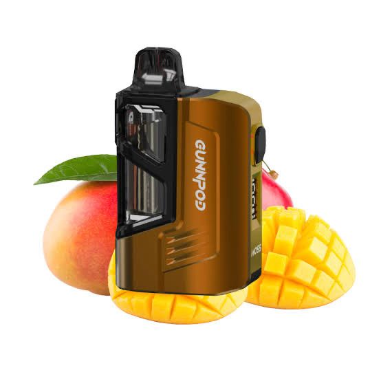 GUNNPOD MOSS MANGO BLISS 8000 PUFFS (DEVICE + POD)