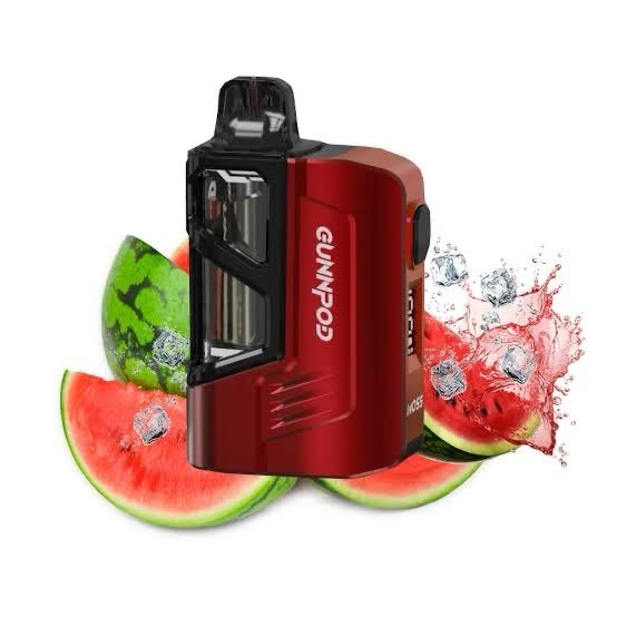 GUNNPOD MOSS ICE WATERMELON BRUST 8000 PUFFS (DEVICE + POD)