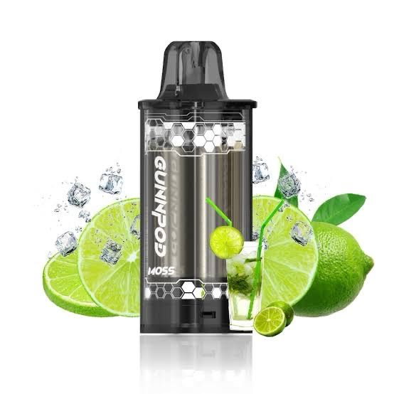 GUNNPOD MOSS LIME LEMONADE POD ONLY 8000 PUFFS