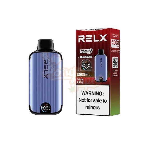 RELX MAGICGO TRAPLE BERRY 8000 PUFFS