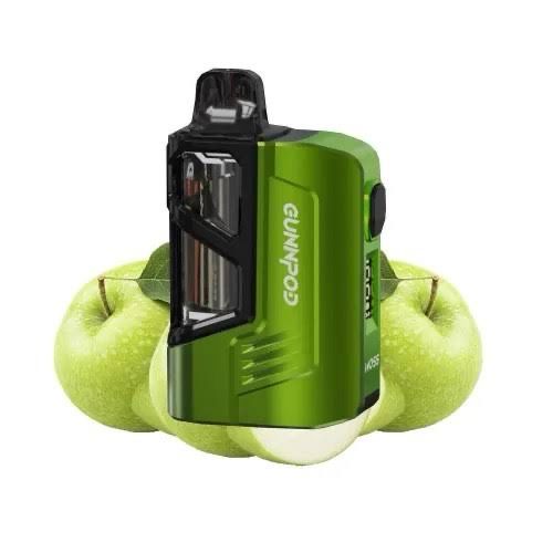 GUNNPOD MOSS APPLE BOMB 8000 PUFFS (DEVICE + POD)