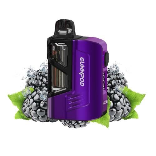 GUNNPOD MOSS BLACKBERRY ICE 8000 PUFFS (DEVICE + POD)