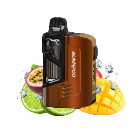 GUNNPOD MOSS PASSION FRUIT MANGO LIME 8000 PUFFS (DEVICE + POD)