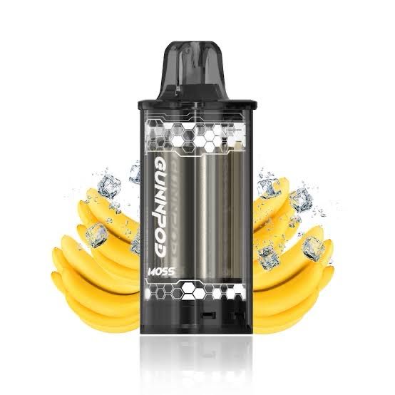 GUNNPOD MOSS BANANA ICE POD ONLY 8000 PUFFS