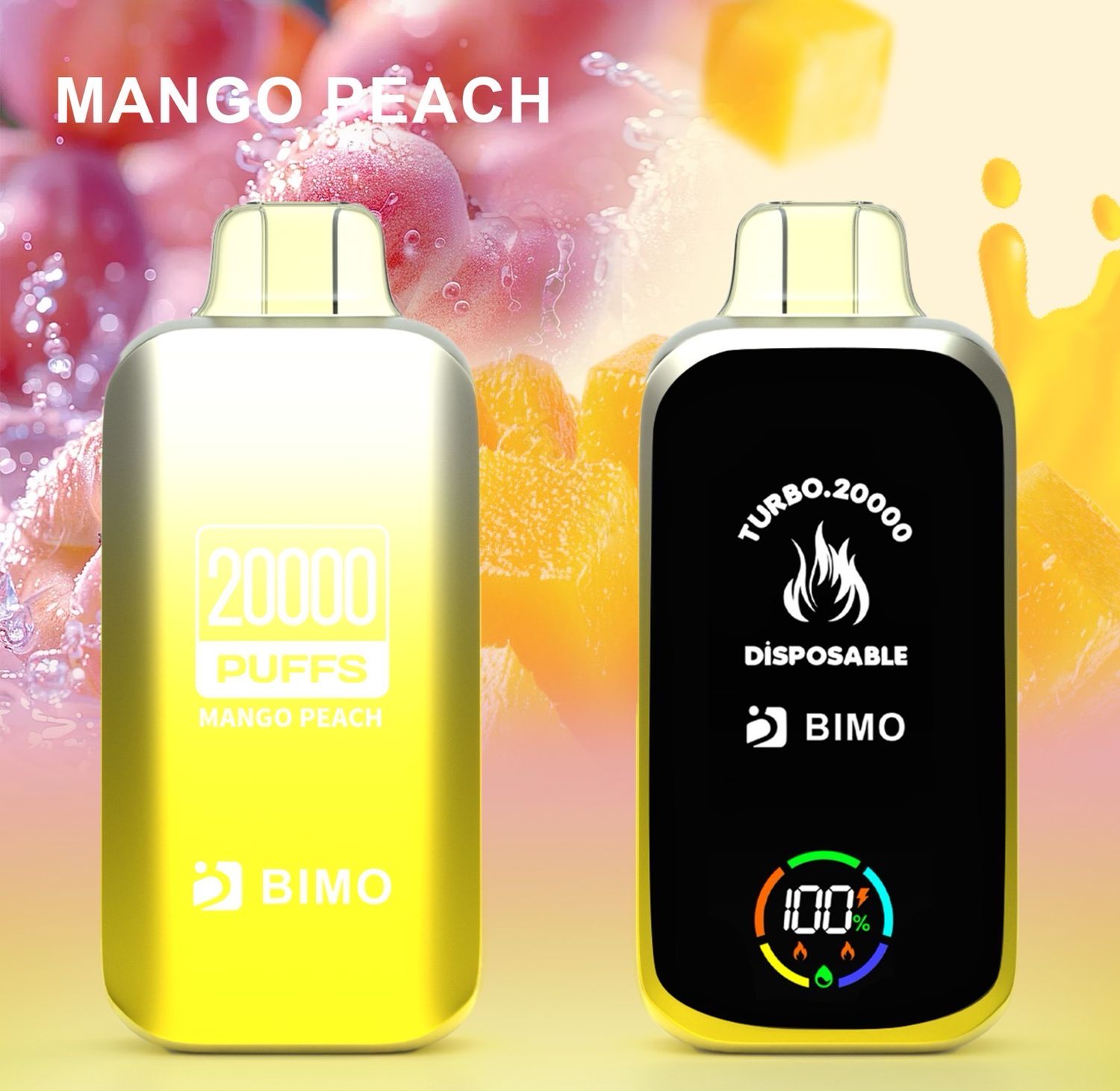 BIMO TURBO MANGO PEACH 20000 PUFFS