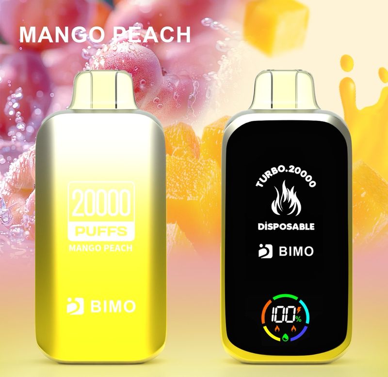 BIMO TURBO MANGO PEACH 20000 PUFFS