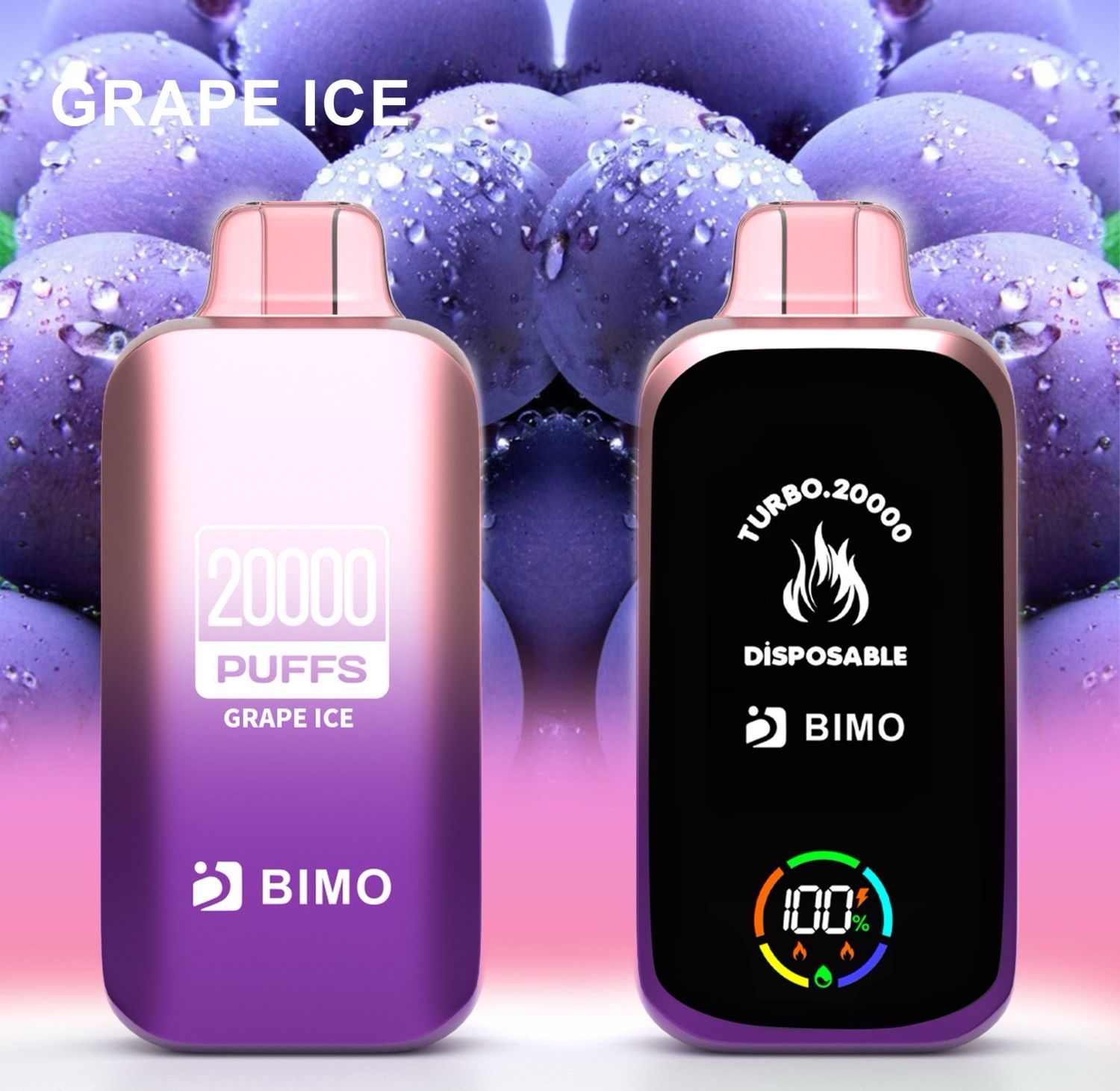 BIMO TURBO GRAPE ICE 20000 PUFFS
