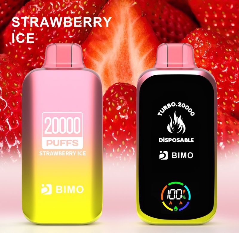 BIMO TURBO STRAWBERRY ICE 20000 PUFFS