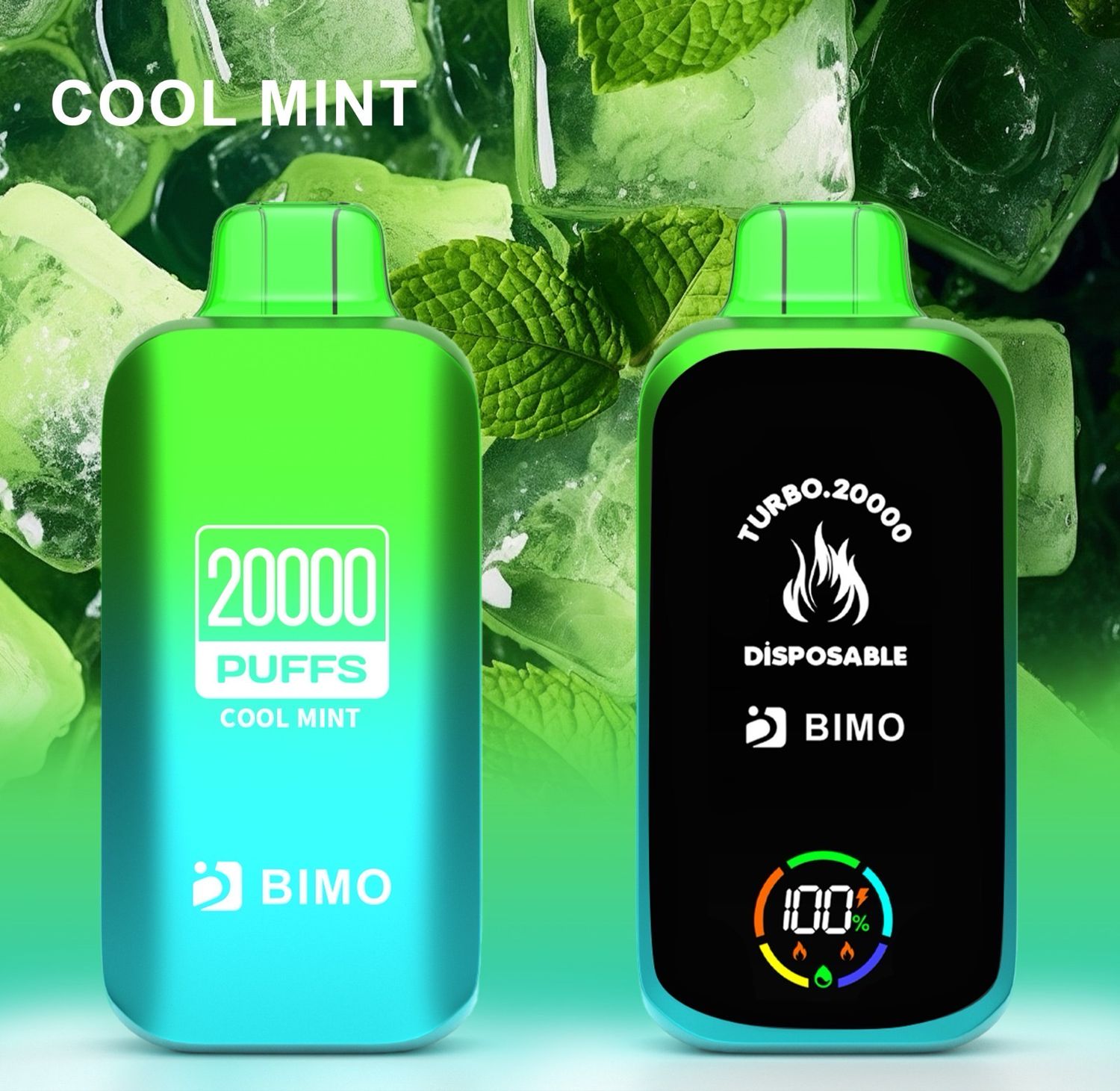 BIMO TURBO COOL MINT 20000 PUFFS