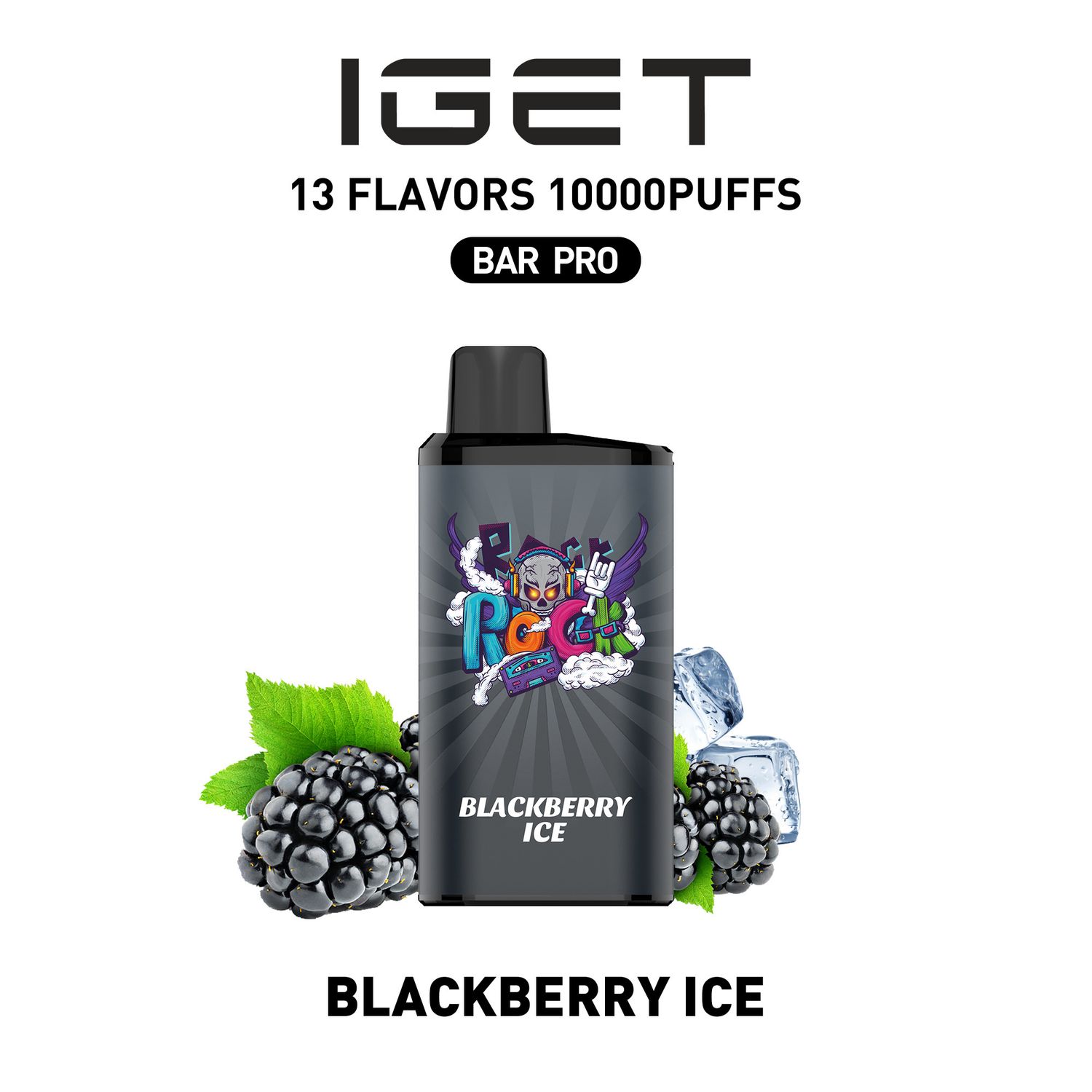 IGET BAR PRO BLACKBERRY ICE 10000 PUFFS