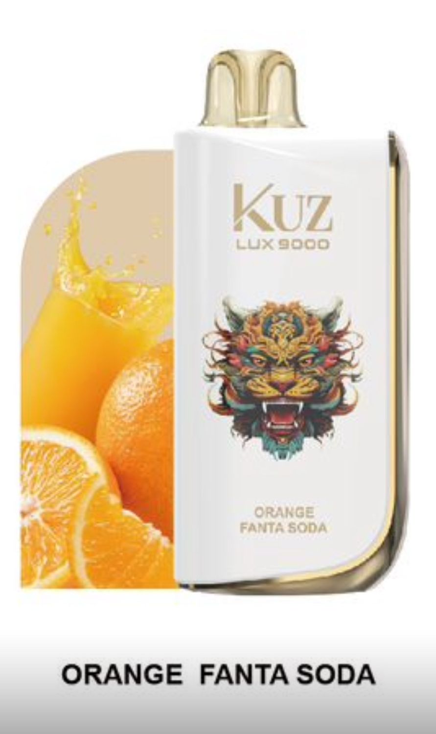 KUZ LUX ORANGE FANTA SODA 9000 PUFFS