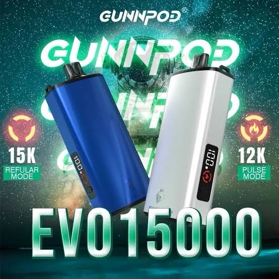 10PCS OF GUNNPOD EVO 15000 Puffs