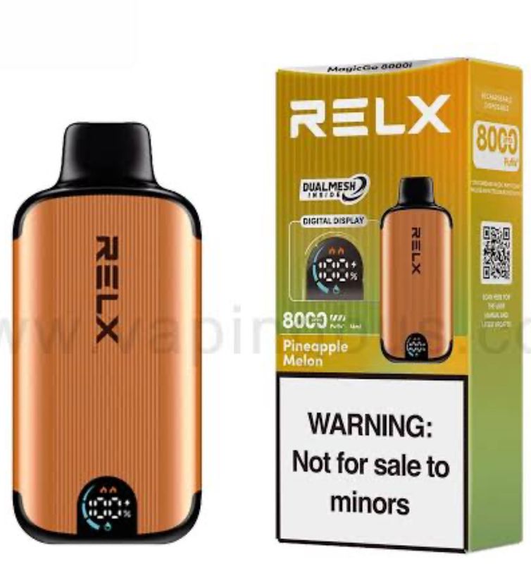 RELX MAGICGO PINEAPPLE MELON 8000 PUFFS