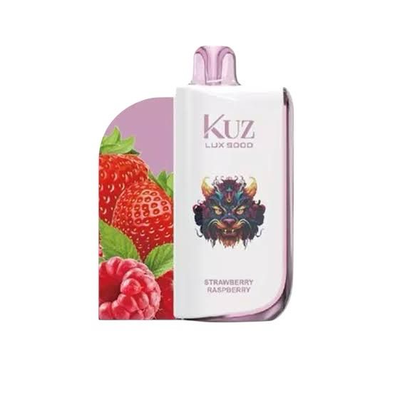 KUZ LUX STRAWBERRY RASPBERRY 9000 PUFFS